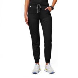 FIGS Zamora Jogger Scrub Pants Black Technical Collection XS